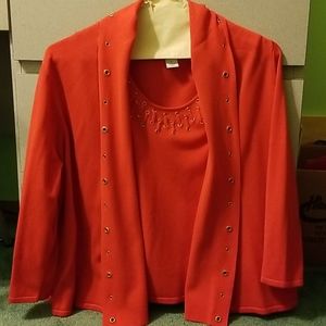 NWOT 2-piece cardigan set